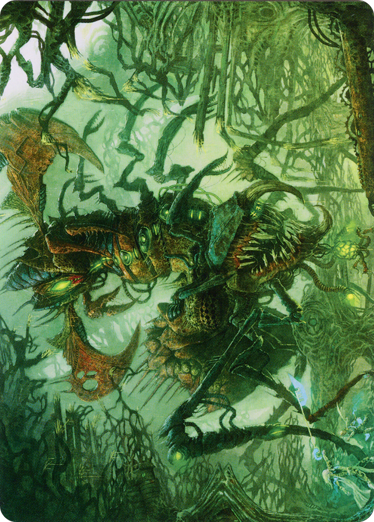 Skyscythe Engulfer // Skyscythe Engulfer (AONE-042) (Borderless) [Phyrexia: All Will Be One Art Series]