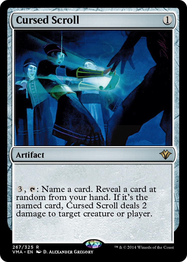 Cursed Scroll (VMA-267) [Vintage Masters]