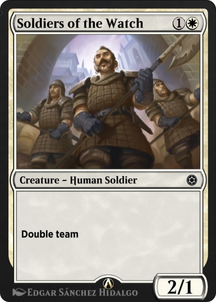 Soldiers of the Watch (HBG-028) [Alchemy Horizons: Baldur's Gate]