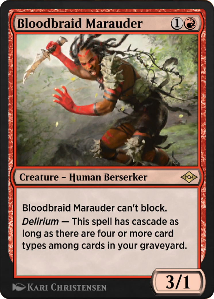 Bloodbraid Marauder (J21-420) [Jumpstart: Historic Horizons]