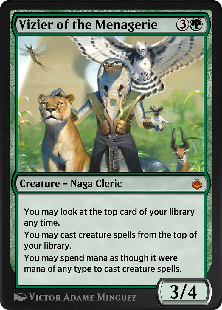 Vizier of the Menagerie (AKR-224) [Amonkhet Remastered]