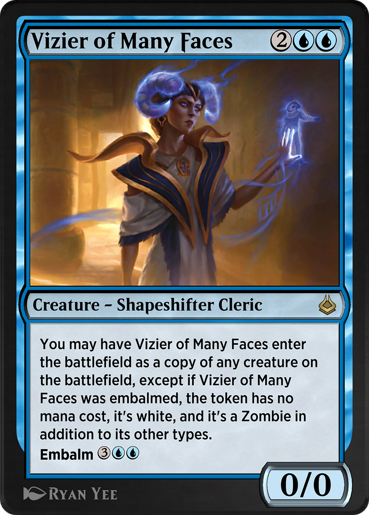 Vizier of Many Faces (AKR-087) [Amonkhet Remastered]