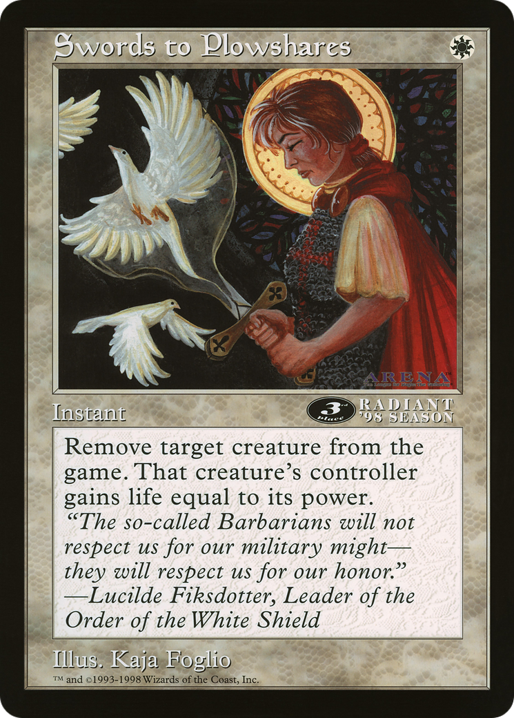 Swords to Plowshares (OLEP-044) [Oversized League Prizes]