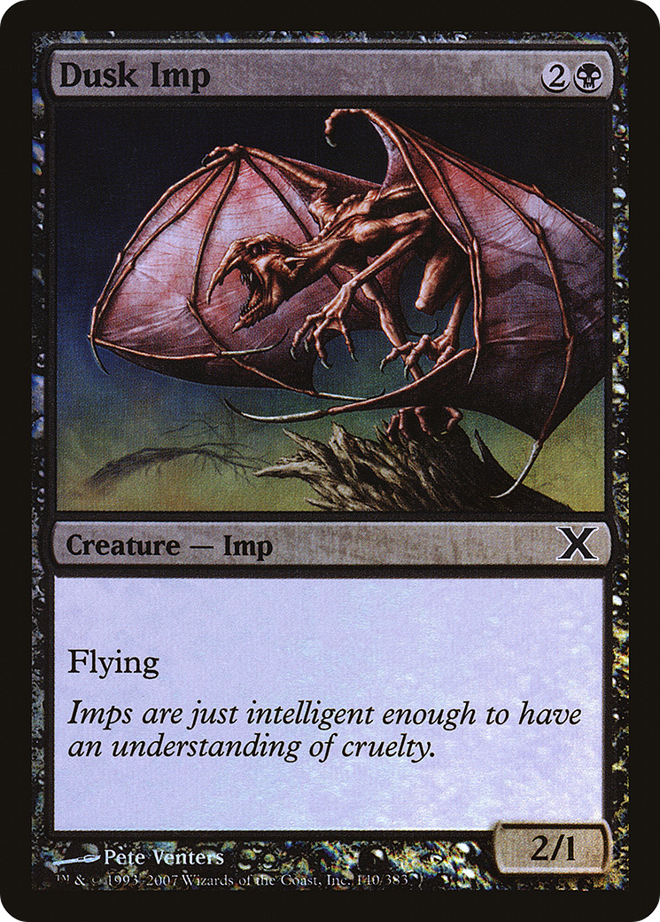 Dusk Imp (10E-140★) [Tenth Edition] Foil