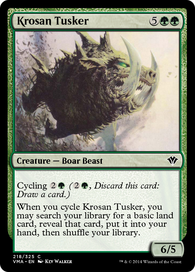 Krosan Tusker (VMA-218) [Vintage Masters]