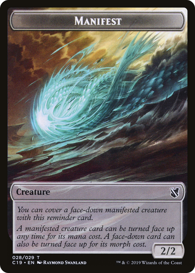 Manifest (TC19-028) [Commander 2019 Tokens]