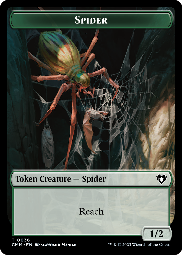 Spider (TCMM-036) [Commander Masters Tokens] Foil