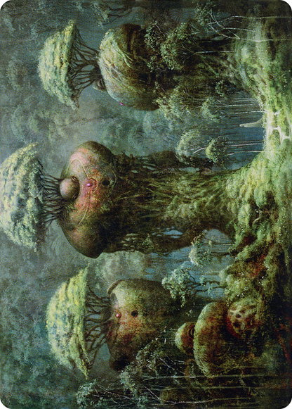 Forest // Forest (ADMU-065) (Borderless) [Dominaria United Art Series] Foil