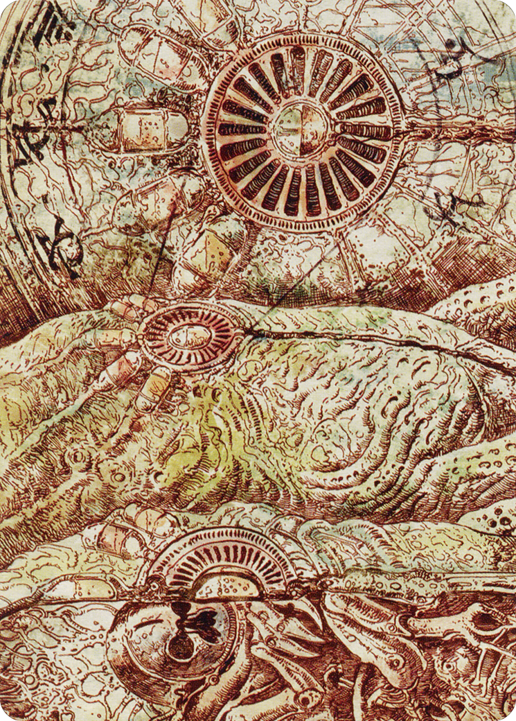 Phyrexian Processor // Phyrexian Processor (ABRO-070) (Borderless) [The Brothers' War Art Series]