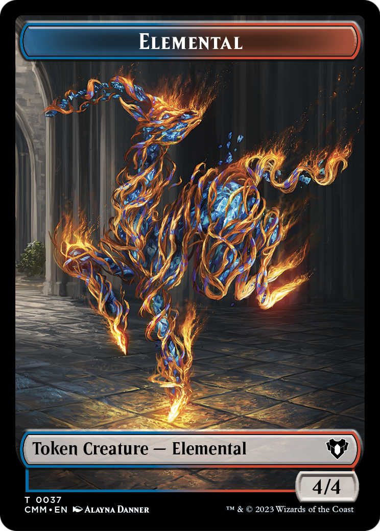 Elemental (TCMM-037) [Commander Masters Tokens] Foil
