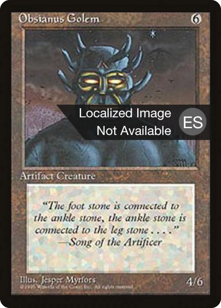 Obsianus Golem [Fourth Edition Foreign Black Border]