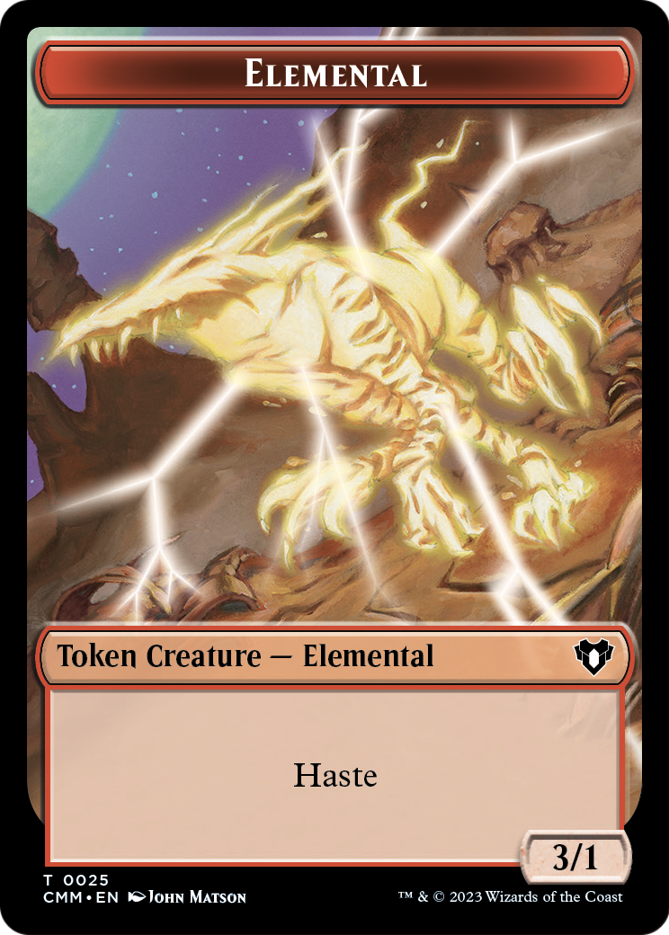 Elemental (TCMM-025) [Commander Masters Tokens]