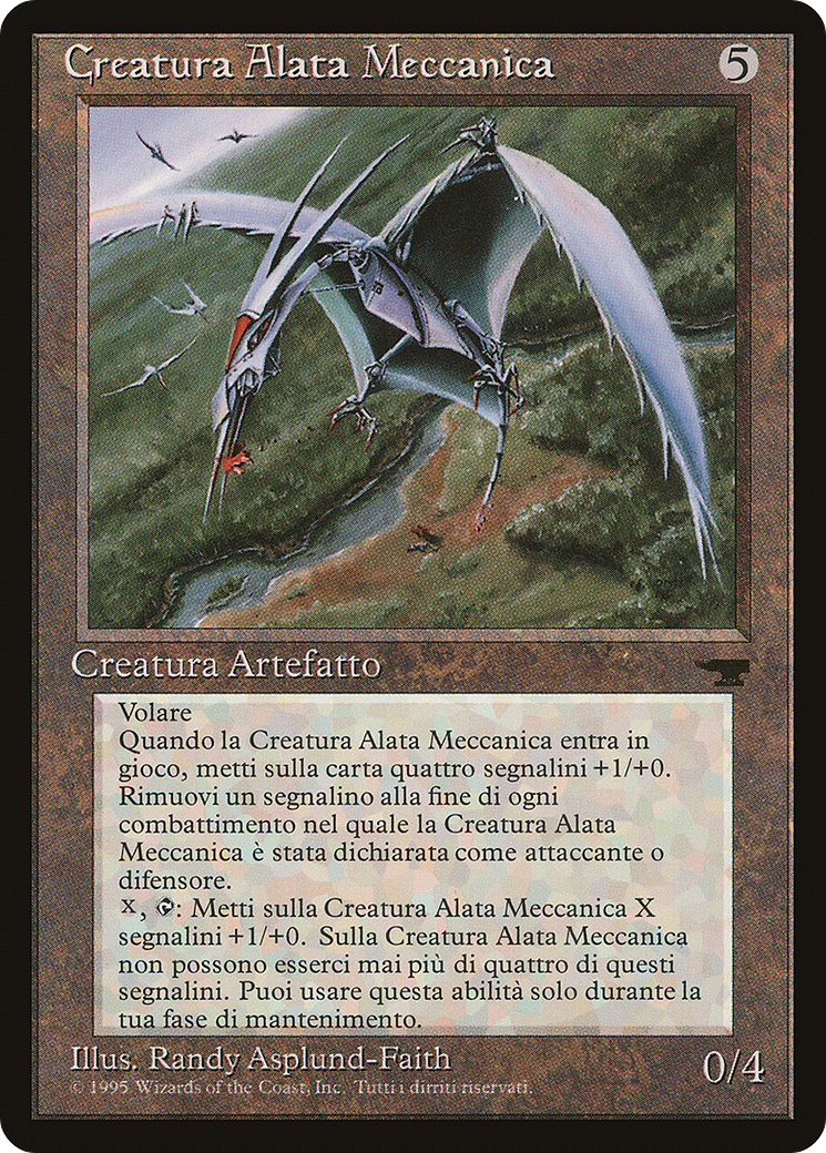 Clockwork Avian (Italian) - "Creatura Alata Meccanica" (REN-110) [Rinascimento]
