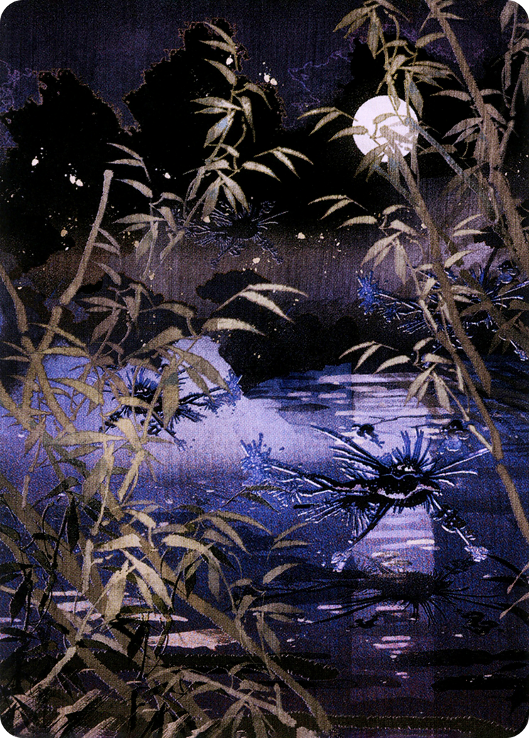 Swamp // Swamp (ANEO-081) (Borderless) [Neon Dynasty Art Series]
