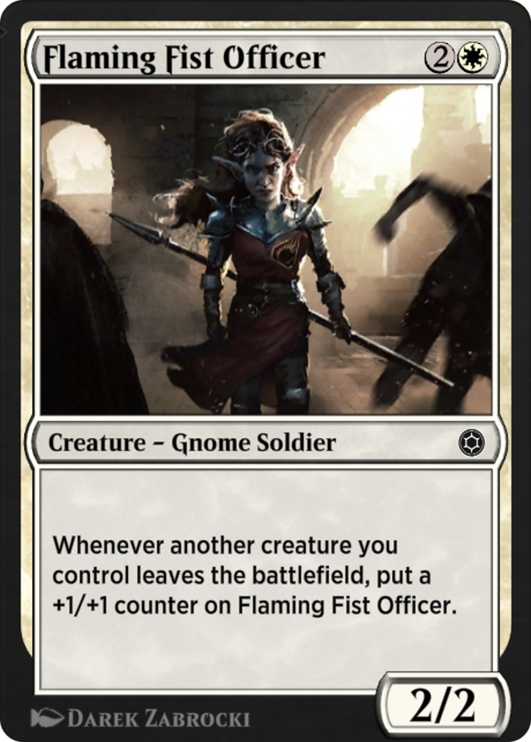 Flaming Fist Officer (HBG-089) [Alchemy Horizons: Baldur's Gate]