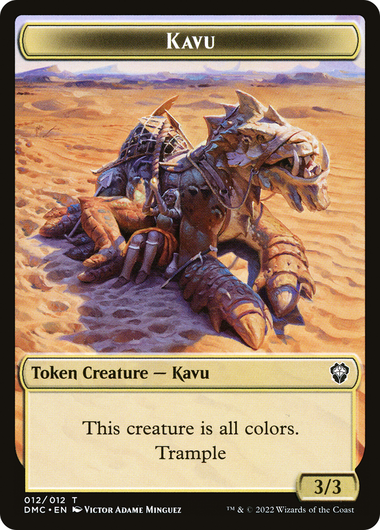 Kavu (TDMC-012) [Dominaria United Commander Tokens]
