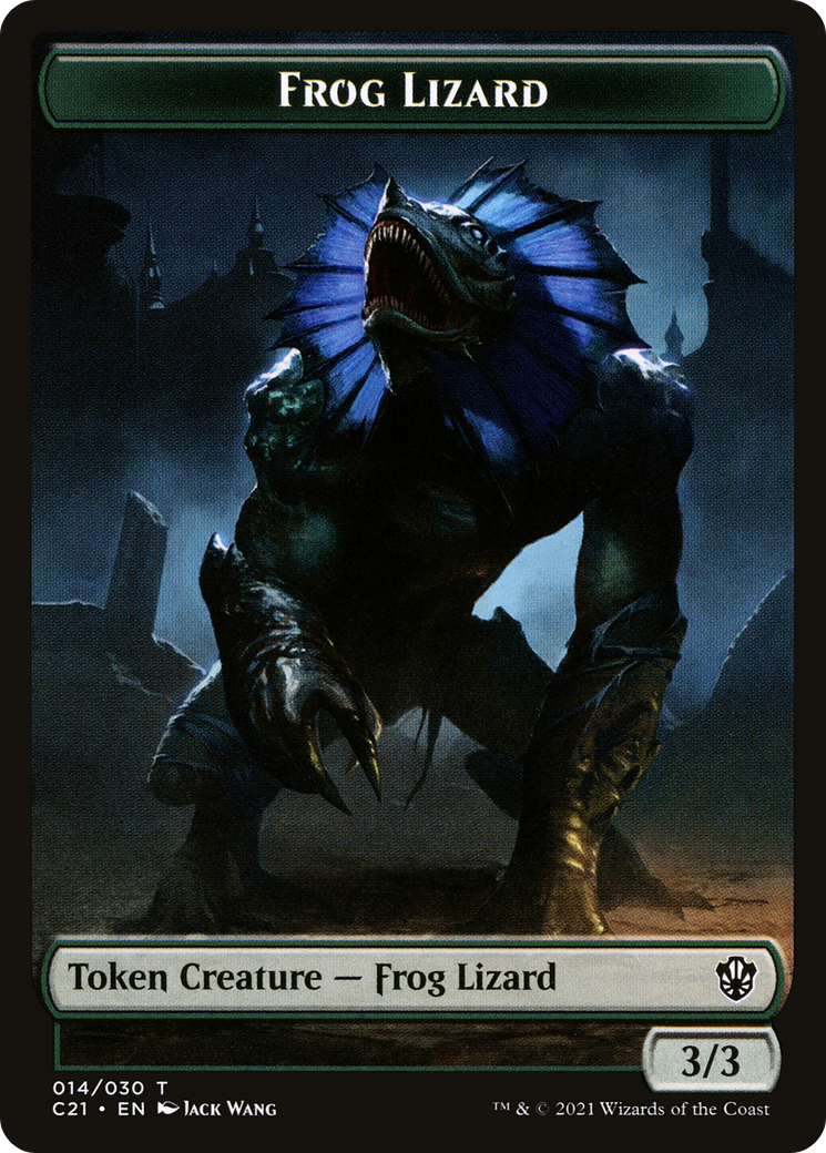 Frog Lizard (TC21-014) [Commander 2021 Tokens]