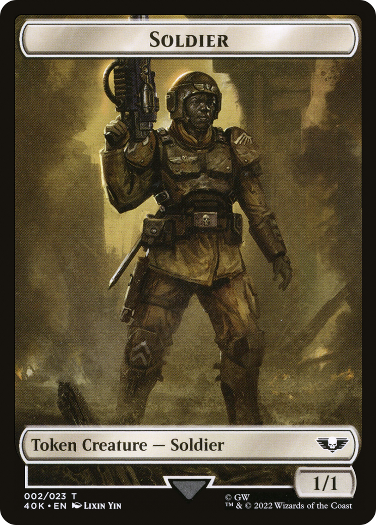 Soldier (T40K-002) [Warhammer 40,000 Tokens]