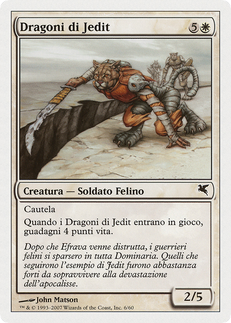 Jedit's Dragoons (Italian) - "Dragoni di Jedit" (PSAL-0L6) [Salvat 2005]