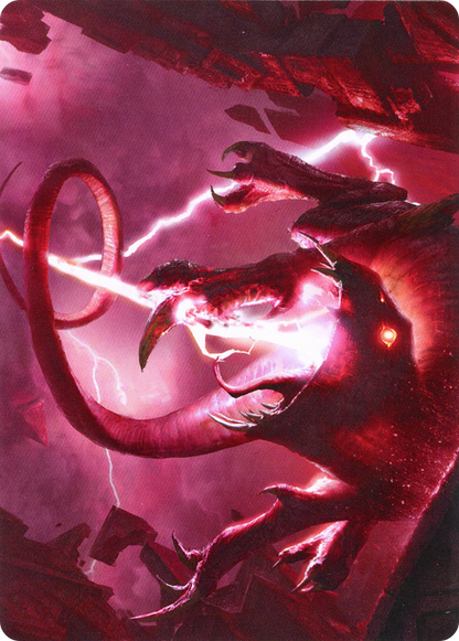 Thundering Rebuke // Thundering Rebuke (AZNR-068) (Borderless) [Zendikar Rising Art Series] Foil