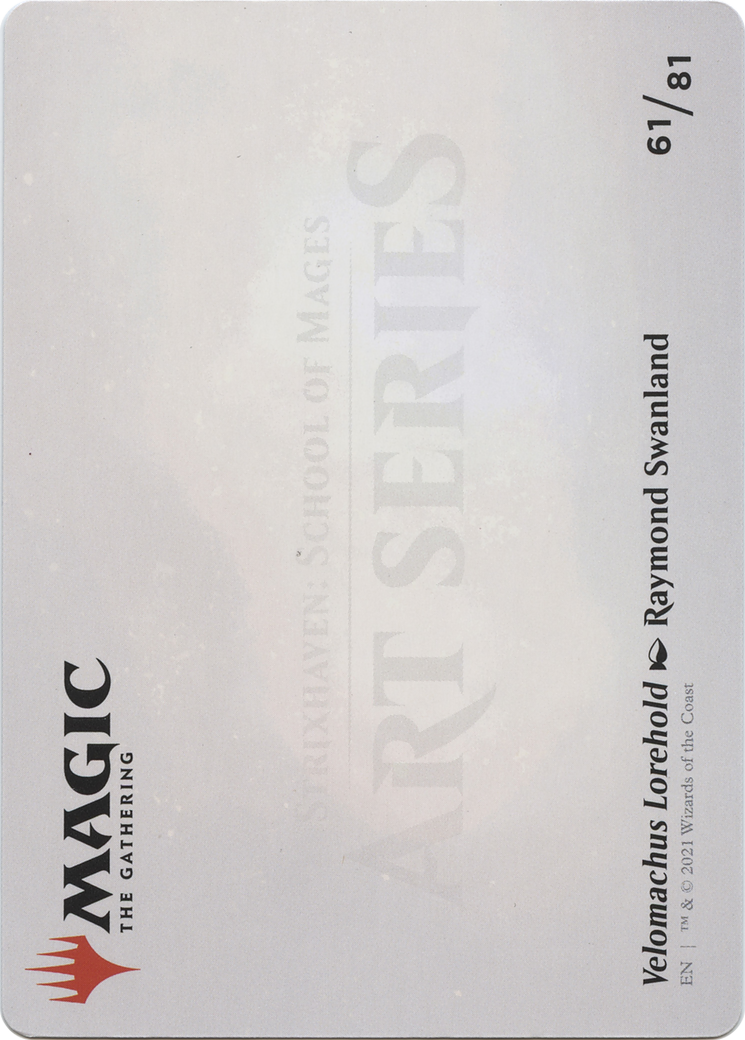 Velomachus Lorehold // Velomachus Lorehold (ASTX-061) (Borderless) [Strixhaven Art Series]