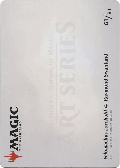Velomachus Lorehold // Velomachus Lorehold (ASTX-061) (Borderless) [Strixhaven Art Series]