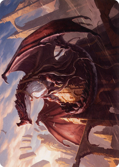 Velomachus Lorehold // Velomachus Lorehold (ASTX-061) (Borderless) [Strixhaven Art Series] Foil