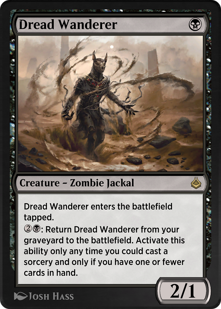 Dread Wanderer (AKR-103) [Amonkhet Remastered]