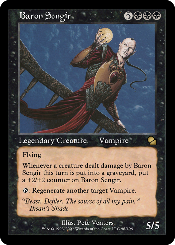 Baron Sengir (ME1-058) [Masters Edition] Foil