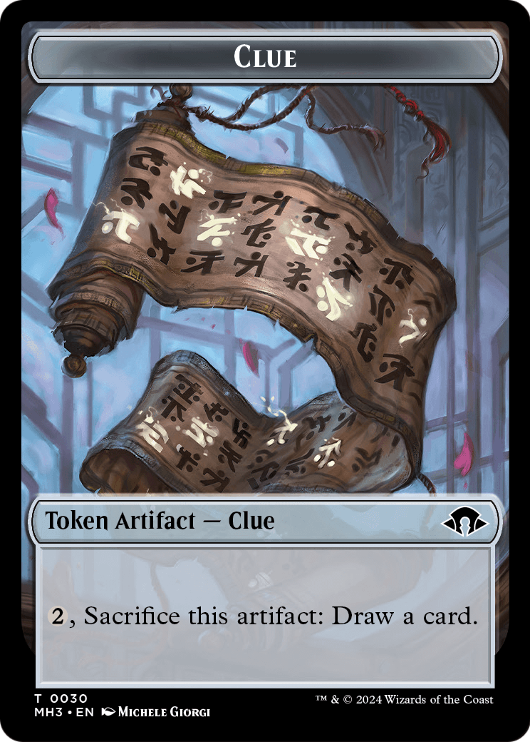 Clue (TMH3-030) [Modern Horizons 3 Tokens] Foil