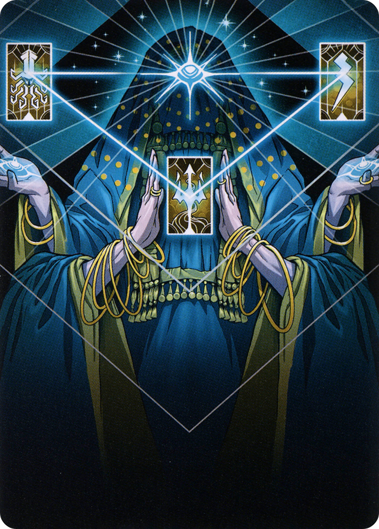 Strategic Planning // Strategic Planning (ASTX-068) (Borderless) [Strixhaven Art Series] Foil