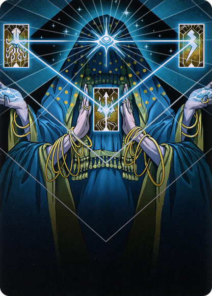 Strategic Planning // Strategic Planning (ASTX-068) (Borderless) [Strixhaven Art Series] Foil