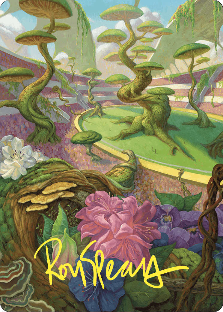 Undergrowth Stadium // Undergrowth Stadium (ACMM-049) (Borderless) [Commander Masters Art Series]
