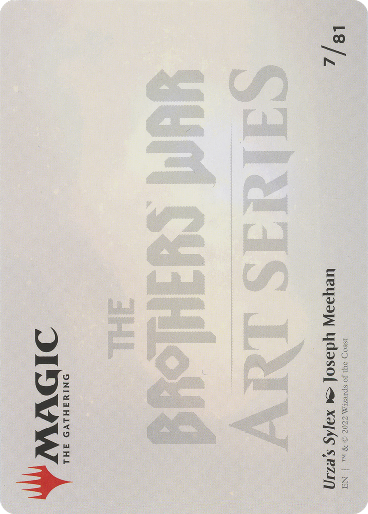 Urza's Sylex // Urza's Sylex (ABRO-007) (Borderless) [The Brothers' War Art Series] Foil
