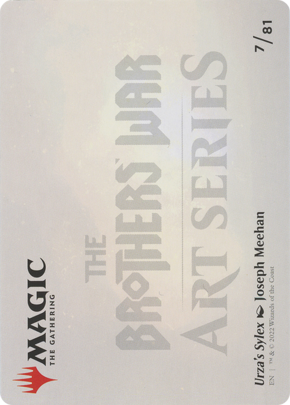 Urza's Sylex // Urza's Sylex (ABRO-007) (Borderless) [The Brothers' War Art Series] Foil