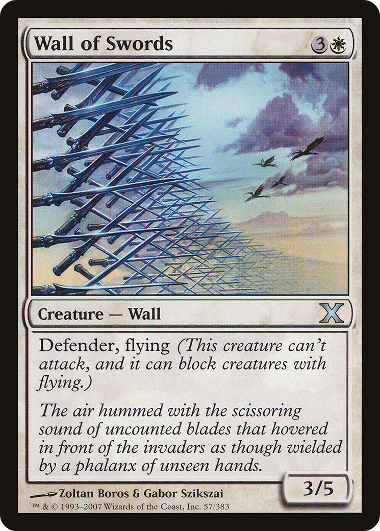 Wall of Swords (10E-057) [Tenth Edition]