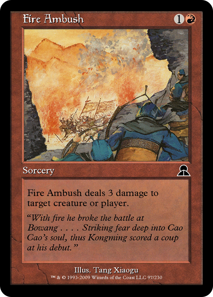Fire Ambush (ME3-097) [Masters Edition III] Foil