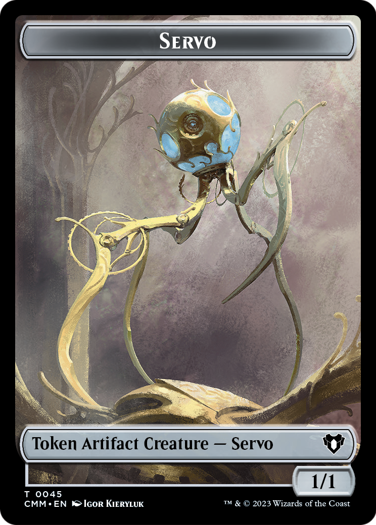Servo (TCMM-045) [Commander Masters Tokens] Foil