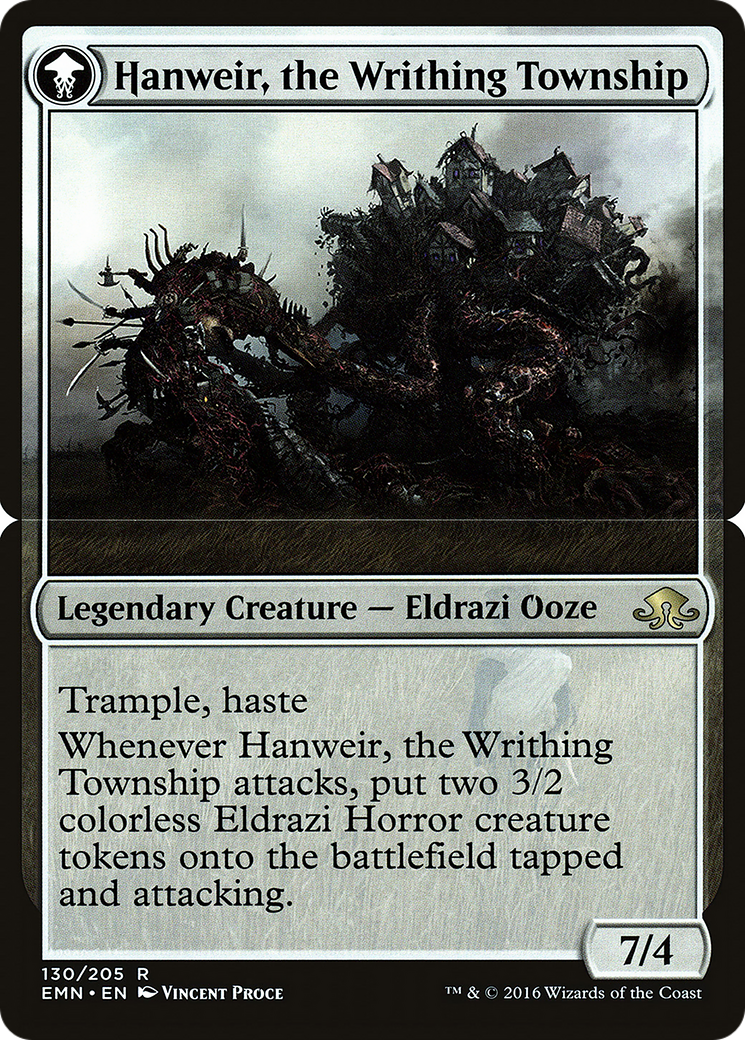 Hanweir, the Writhing Township (PEMN-130BS) [Eldritch Moon Promos] Foil