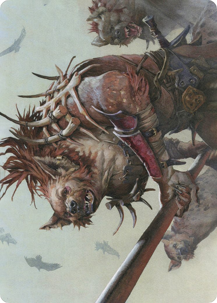 Gnoll Hunter // Gnoll Hunter (AAFR-011) (Borderless) [Adventures in the Forgotten Realms Art Series] Foil