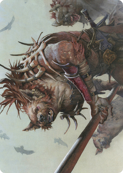 Gnoll Hunter // Gnoll Hunter (AAFR-011) (Borderless) [Adventures in the Forgotten Realms Art Series] Foil