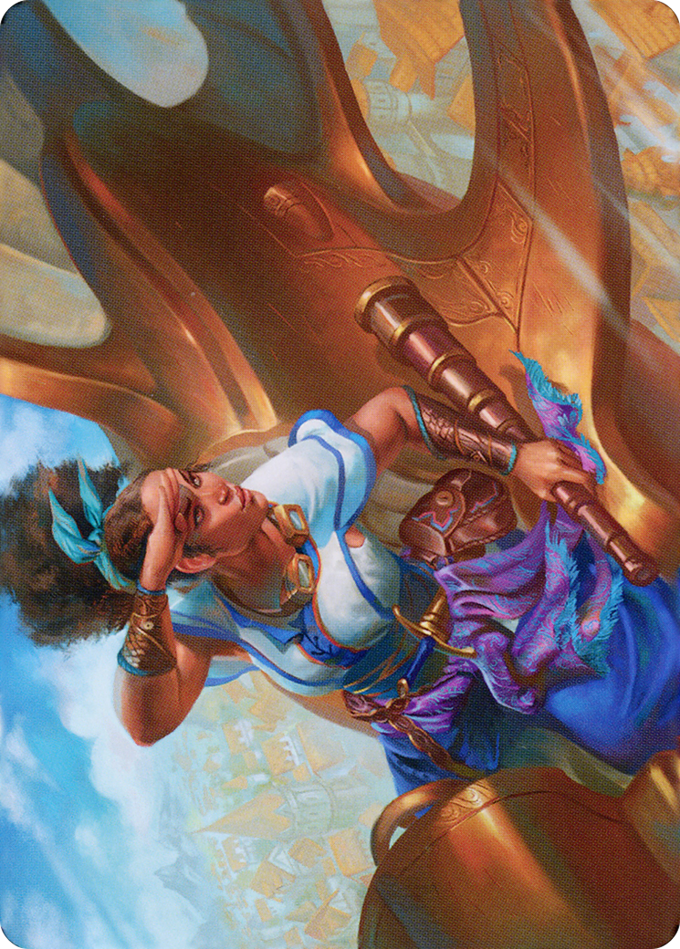 Talas Lookout // Talas Lookout (ADMU-017) (Borderless) [Dominaria United Art Series]