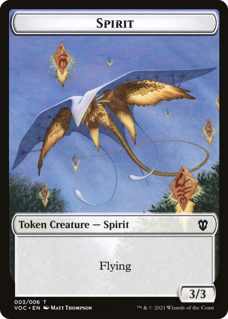 Spirit (TVOC-003) [Crimson Vow Commander Tokens]