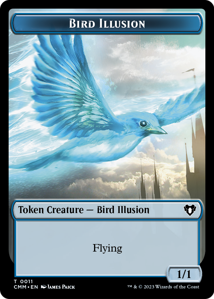 Bird Illusion (TCMM-011) [Commander Masters Tokens] Foil
