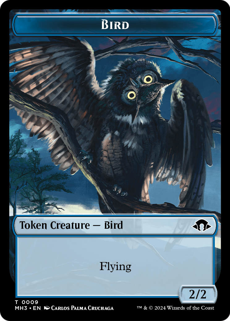 Bird (TMH3-009) [Modern Horizons 3 Tokens] Foil