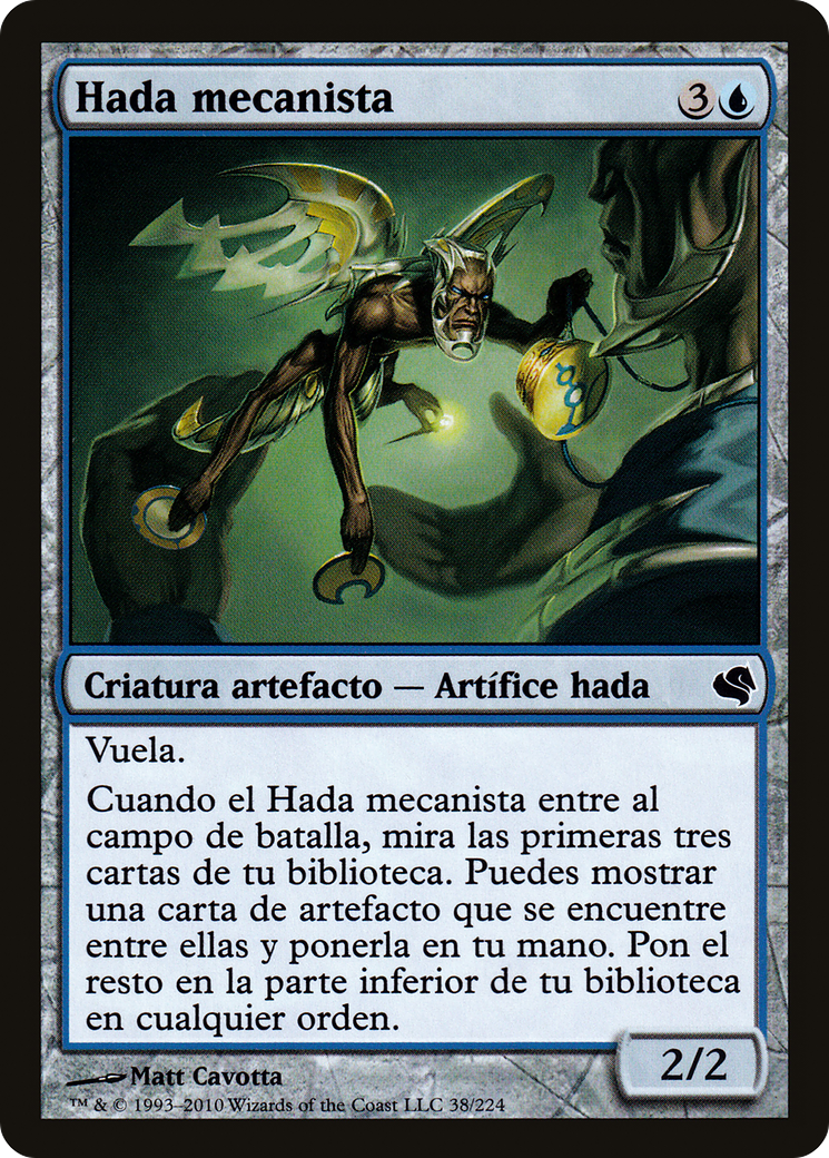 Faerie Mechanist (Spanish) - "Hada mecanista" (PS11-038) [Salvat 2011]