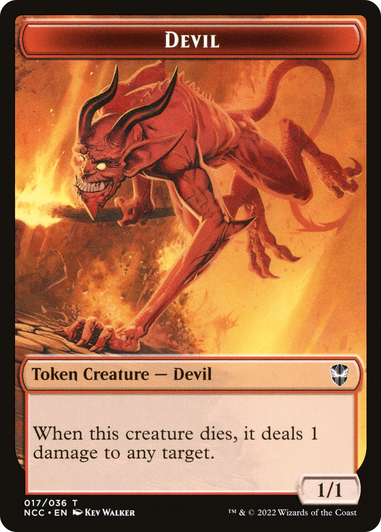 Devil (TNCC-017) [New Capenna Commander Tokens]