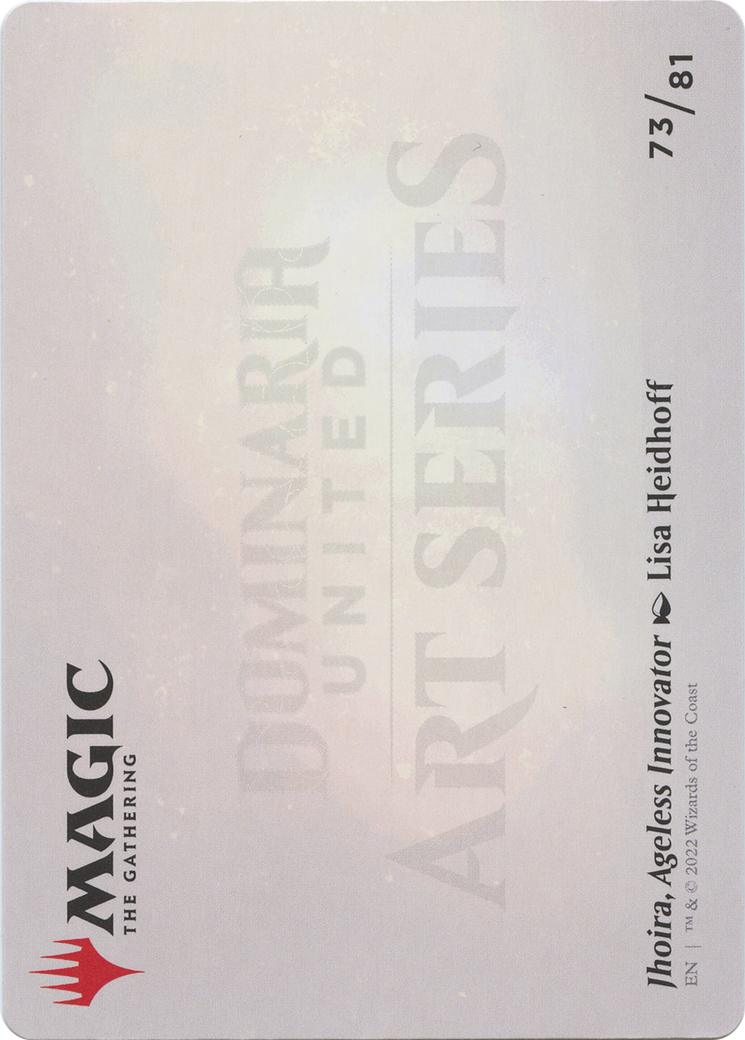 Jhoira, Ageless Innovator // Jhoira, Ageless Innovator (ADMU-073) (Borderless) [Dominaria United Art Series] Foil