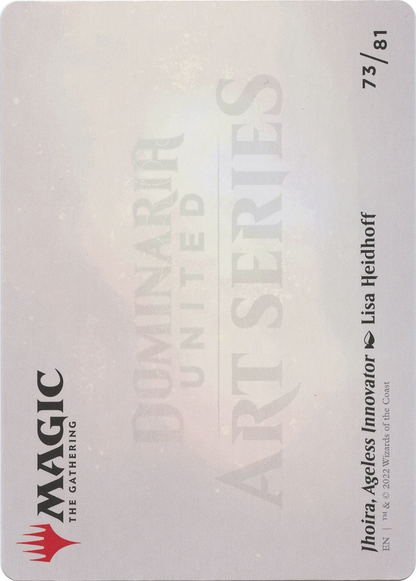 Jhoira, Ageless Innovator // Jhoira, Ageless Innovator (ADMU-073) (Borderless) [Dominaria United Art Series] Foil