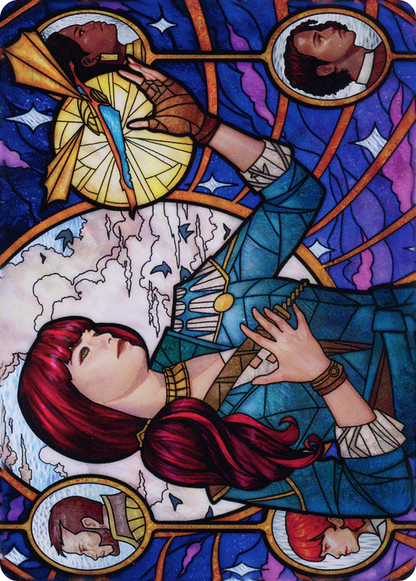 Jhoira, Ageless Innovator // Jhoira, Ageless Innovator (ADMU-073) (Borderless) [Dominaria United Art Series]